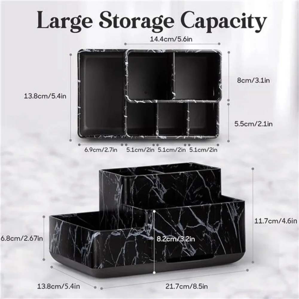 New - Toothbrush Holder,Bathroom Organizer, Multifunctional Storage